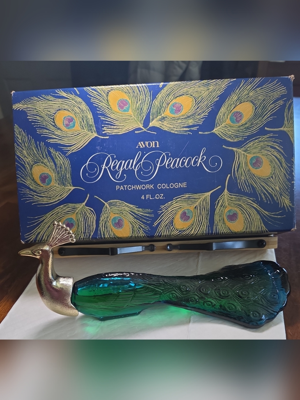 Vintage Avon Regal Peacock Decanter